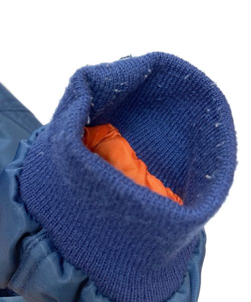 TRD（ティーアールディー）TRD (ティーアールディー) 中綿ブルゾン ネイビー サイズ:Lの古着・服飾アイテム