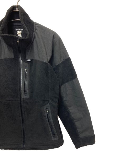 YAECA（ヤエカ）YAECA (ヤエカ) フリースジャケット ブラック サイズ:Sの古着・服飾アイテム