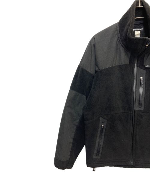 YAECA（ヤエカ）YAECA (ヤエカ) フリースジャケット ブラック サイズ:Sの古着・服飾アイテム