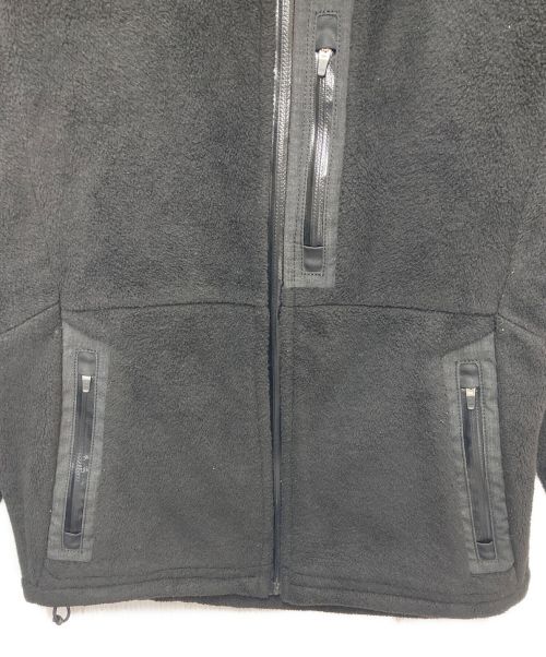 YAECA（ヤエカ）YAECA (ヤエカ) フリースジャケット ブラック サイズ:Sの古着・服飾アイテム
