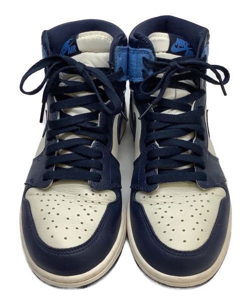 NIKE（ナイキ）NIKE (ナイキ) ハイカットスニーカー ホワイト×ブルー サイズ:26の古着・服飾アイテム