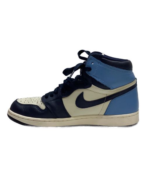 NIKE（ナイキ）NIKE (ナイキ) ハイカットスニーカー ホワイト×ブルー サイズ:26の古着・服飾アイテム