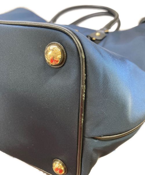 MICHAEL KORS（マイケル・コース）MICHAEL KORS (マイケルコース) トートバッグ ネイビー×ブラックの古着・服飾アイテム