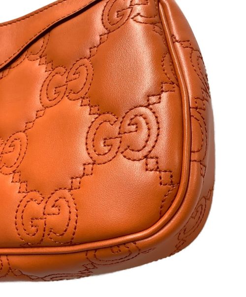 GUCCI（グッチ）GUCCI (グッチ) 2WAYハンドバッグ オレンジの古着・服飾アイテム