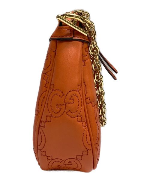 GUCCI（グッチ）GUCCI (グッチ) 2WAYハンドバッグ オレンジの古着・服飾アイテム