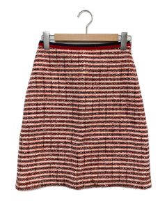 中古・古着通販】GUCCI (グッチ) スクエアGロゴツイードスカート