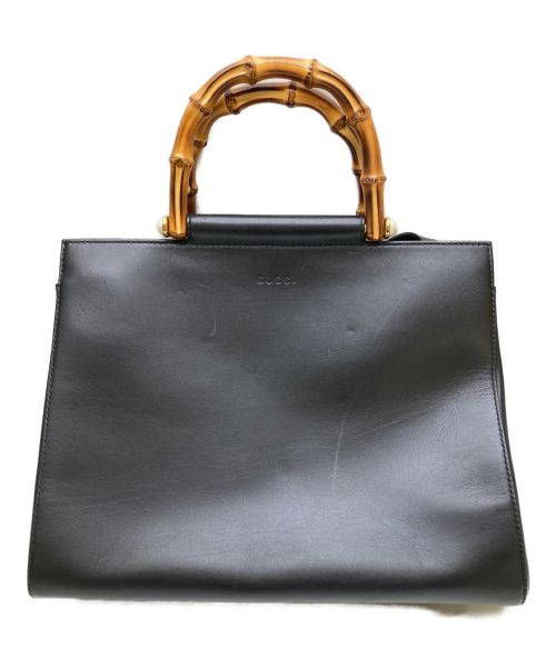 GUCCI（グッチ）GUCCI (グッチ) 2WAYショルダーバッグ ブラックの古着・服飾アイテム