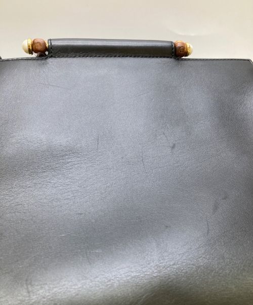 GUCCI（グッチ）GUCCI (グッチ) 2WAYショルダーバッグ ブラックの古着・服飾アイテム