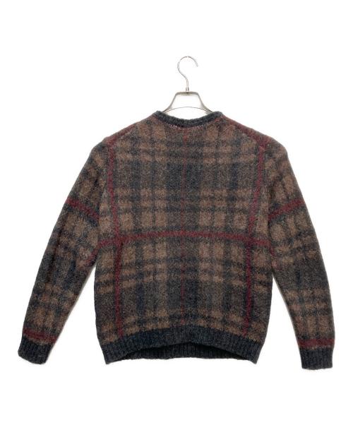 Drumohr（ドルモア）Drumohr (ドルモア) ニット ブラック×ブラウン サイズ:SIZE 48の古着・服飾アイテム
