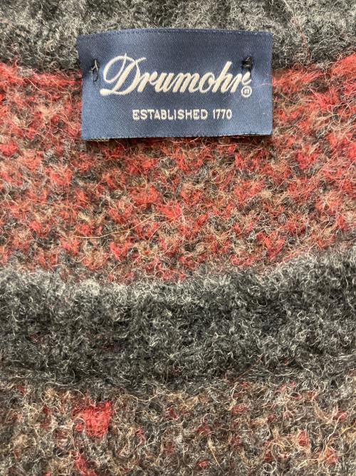 Drumohr（ドルモア）Drumohr (ドルモア) ニット ブラック×ブラウン サイズ:SIZE 48の古着・服飾アイテム