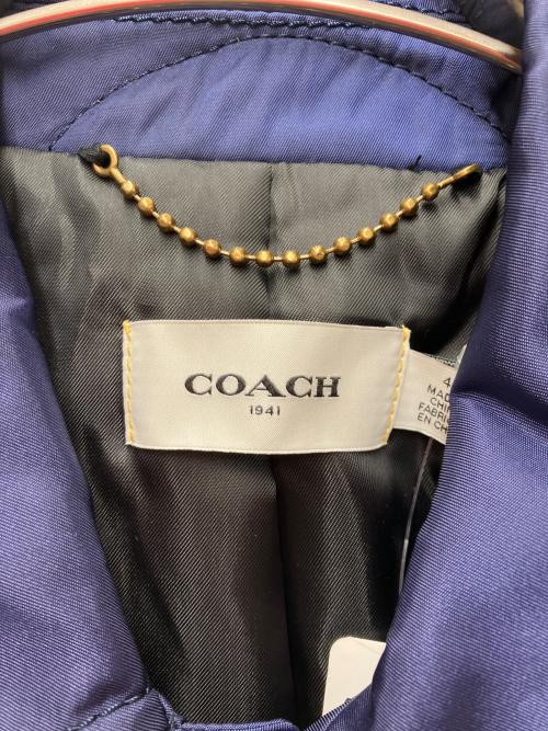 COACH（コーチ）COACH (コーチ) ミリタリージャケット ネイビー サイズ:SIZE 48の古着・服飾アイテム