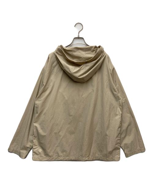 DESCENTE（デサント）DESCENTE (デサント) ナイロンアノラックパーカー ベージュ サイズ:Mの古着・服飾アイテム