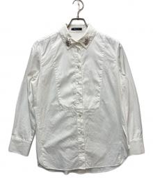 Aquascutum（アクアスキュータム）の古着「シャツ」｜ホワイト