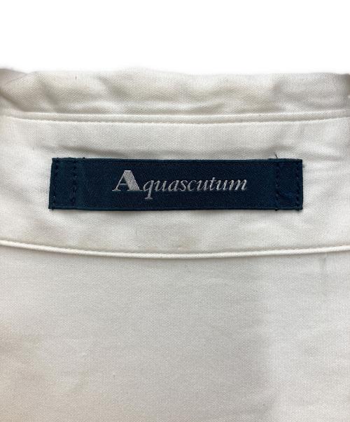 Aquascutum（アクアスキュータム）Aquascutum (アクアスキュータム) シャツ ホワイト サイズ:フリーの古着・服飾アイテム