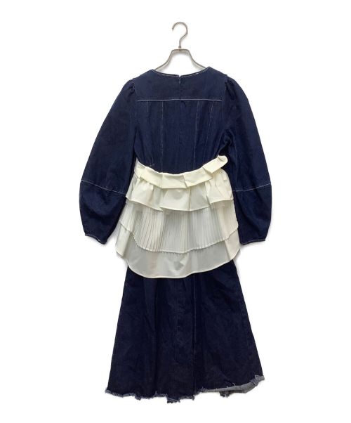 Belle vintage（ベル ヴィンテージ）Belle vintage (ベル ヴィンテージ) デニムワンピース ネイビー サイズ:SIZE0の古着・服飾アイテム