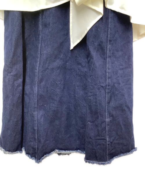 Belle vintage（ベル ヴィンテージ）Belle vintage (ベル ヴィンテージ) デニムワンピース ネイビー サイズ:SIZE0の古着・服飾アイテム