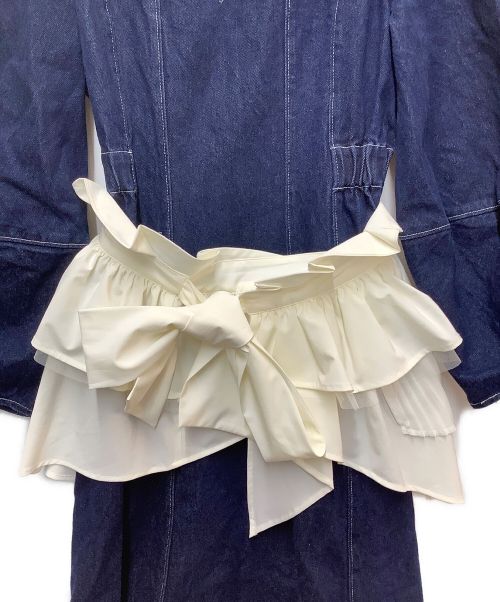 Belle vintage（ベル ヴィンテージ）Belle vintage (ベル ヴィンテージ) デニムワンピース ネイビー サイズ:SIZE0の古着・服飾アイテム