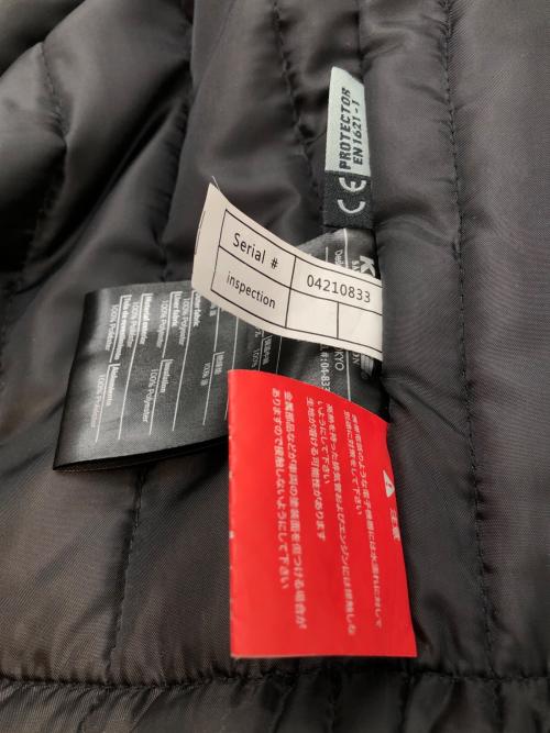 komine（コミネ）komine (コミネ) ウィンタープロテクトインナージャケット ブラック サイズ:Mの古着・服飾アイテム