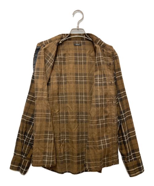 Denham（デンハム）Denham (デンハム) チェックシャツ ブラウン サイズ:Sの古着・服飾アイテム