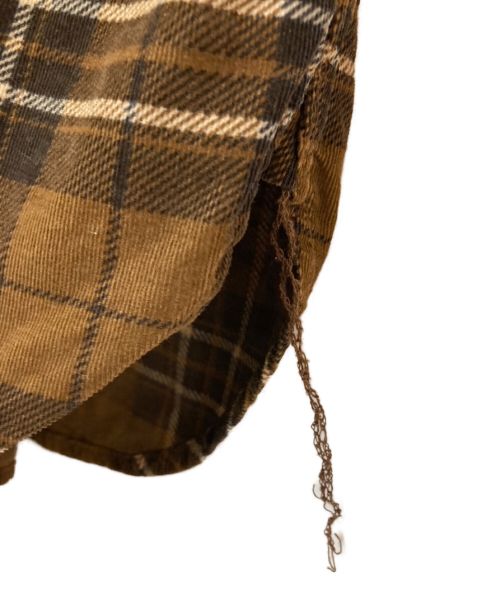 Denham（デンハム）Denham (デンハム) チェックシャツ ブラウン サイズ:Sの古着・服飾アイテム