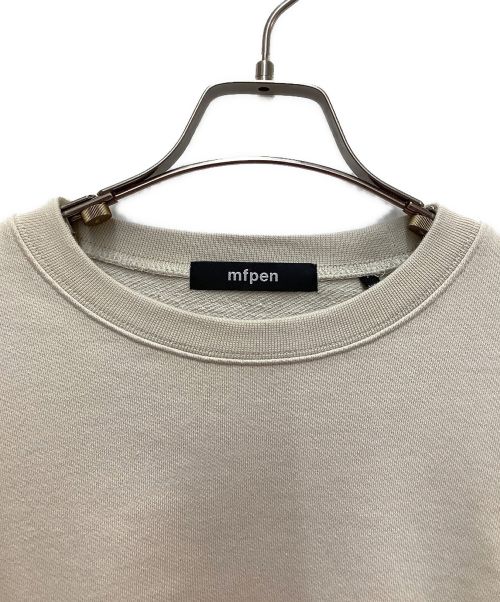 mfpen（エムエフペン）mfpen (エムエフペン) スウェット ベージュ サイズ:XSの古着・服飾アイテム