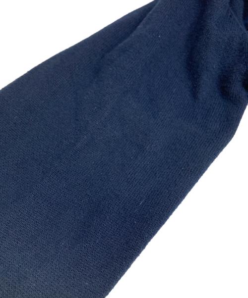 maison kitsune（メゾンキツネ）maison kitsune (メゾンキツネ) フォックスパッチバイカラーカーディガン ネイビー サイズ:Sの古着・服飾アイテム