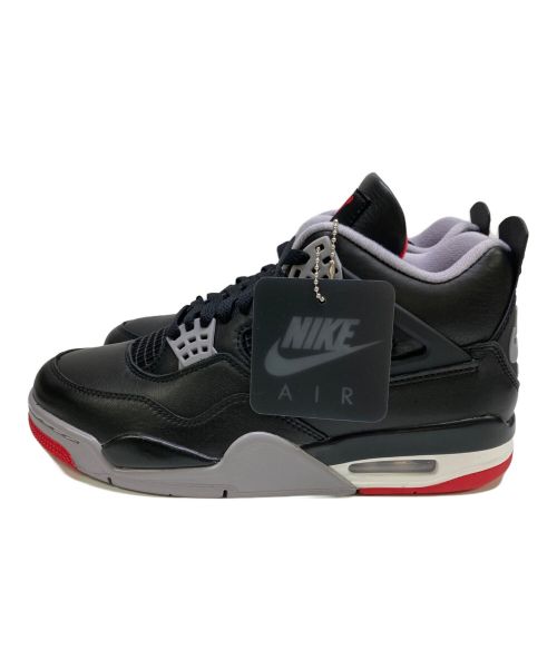 NIKE（ナイキ）NIKE (ナイキ) AIR JORDAN 4 RETRO Bred Reimagined ブラック サイズ:26㎝ 未使用品の古着・服飾アイテム