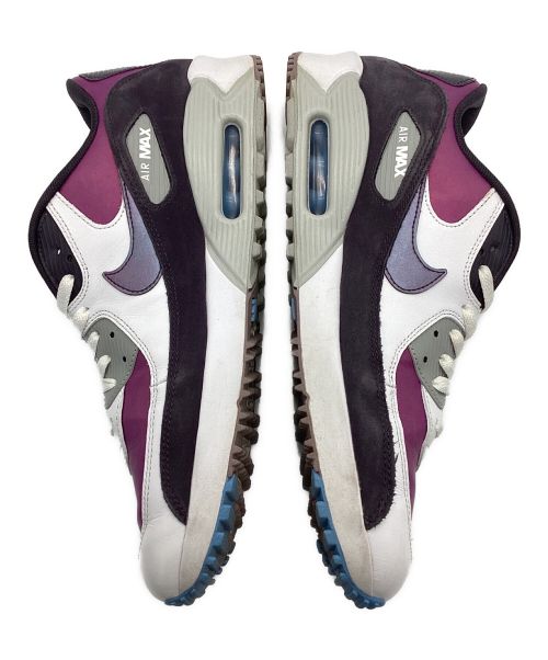 NIKE（ナイキ）NIKE (ナイキ) AIR MAX90(エアマックス 90) ホワイト×パープル サイズ:US10の古着・服飾アイテム