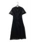 J by blue (ジェイバイブルー) ジオメトリックチェーンレースドレス ブラック サイズ:S：4000円