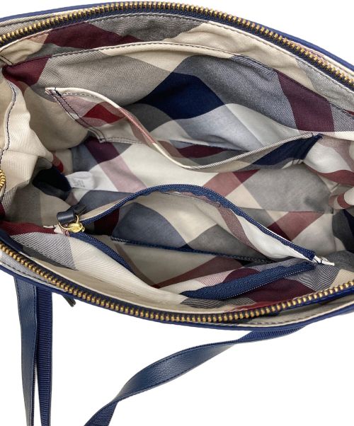 BURBERRY BLUE LABEL（バーバリーロンドンブルーレーベル）BURBERRY BLUE LABEL (バーバリーブルーレーベル) ショルダーバッグ ネイビーの古着・服飾アイテム