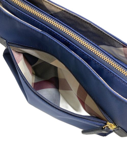 BURBERRY BLUE LABEL（バーバリーロンドンブルーレーベル）BURBERRY BLUE LABEL (バーバリーブルーレーベル) ショルダーバッグ ネイビーの古着・服飾アイテム