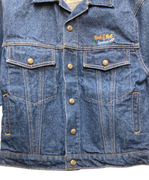 Hard Rock HOTEL（ハードロックホテル）Hard Rock HOTEL (ハードロックホテル) デニムジャケット ネイビー サイズ:LG 未使用品の古着・服飾アイテム