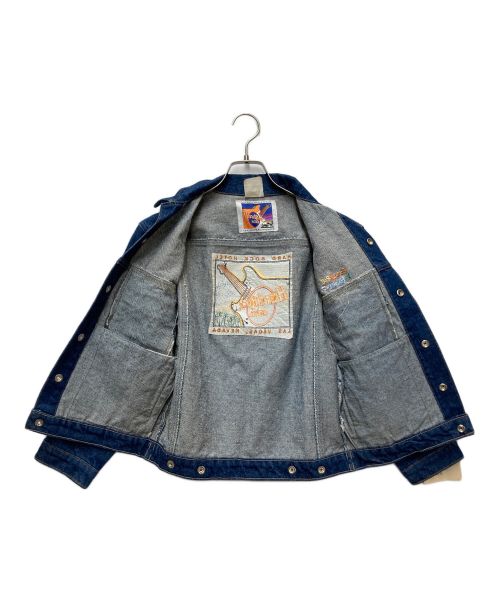 Hard Rock HOTEL（ハードロックホテル）Hard Rock HOTEL (ハードロックホテル) デニムジャケット ネイビー サイズ:LG 未使用品の古着・服飾アイテム