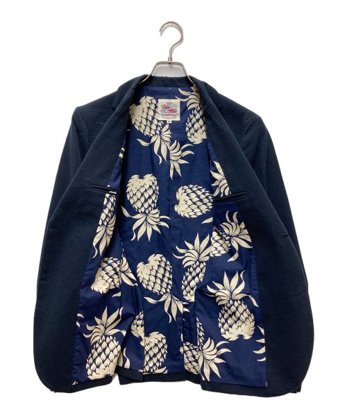 KAHANAMOKU（カハナモク）KAHANAMOKU (カハナモク) 2Bジャケット ネイビー サイズ:Mの古着・服飾アイテム