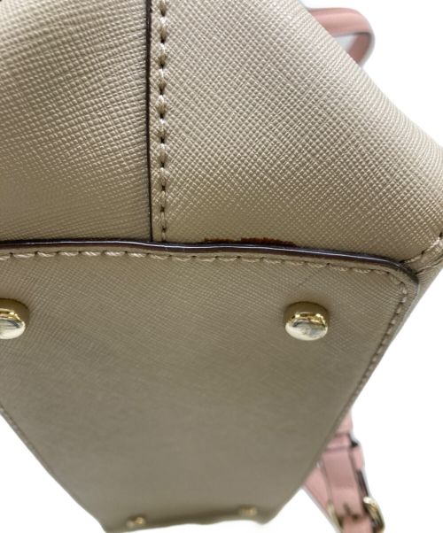 Kate Spade（ケイトスペード）Kate Spade (ケイトスペード) 2WAYバッグ ピンクベージュの古着・服飾アイテム