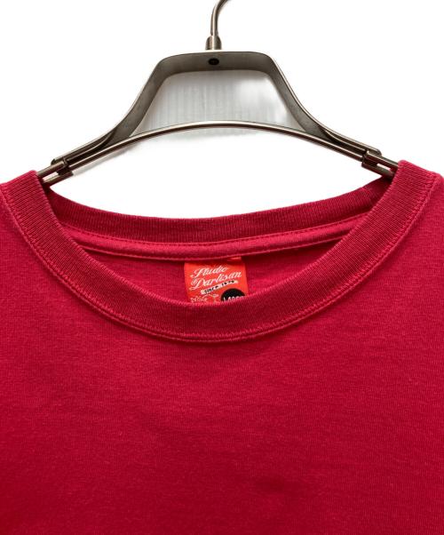 STUDIO D'ARTISAN（ステュディオダルチザン）STUDIO D'ARTISAN (ステュディオダルチザン) USAコットンTシャツ レッド サイズ:Lの古着・服飾アイテム