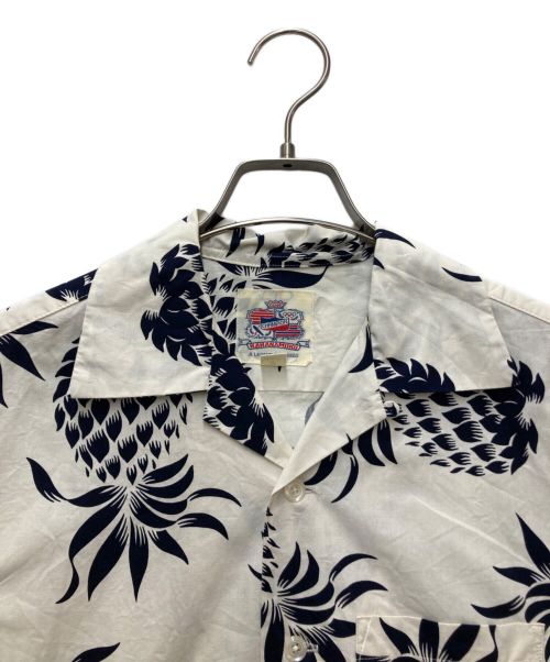 Duke Kahanamoku（デュークカハナモク）Duke Kahanamoku (デュークカハナモク) アロハシャツ ホワイト サイズ:Sの古着・服飾アイテム