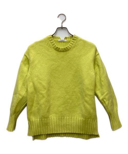 MACPHEE（マカフィー）MACPHEE (マカフィー) クルーネックプルオーバー 黄緑 サイズ:Sの古着・服飾アイテム