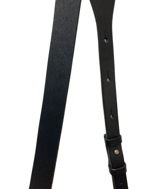 HYKE（ハイク）HYKE (ハイク) CHACOLI (チャコリ) ラビットファーショルダーバッグ ブラック×グレーの古着・服飾アイテム