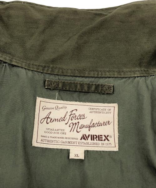 AVIREX（アヴィレックス）AVIREX (アヴィレックス) フィールドジャケット カーキ サイズ:XLの古着・服飾アイテム