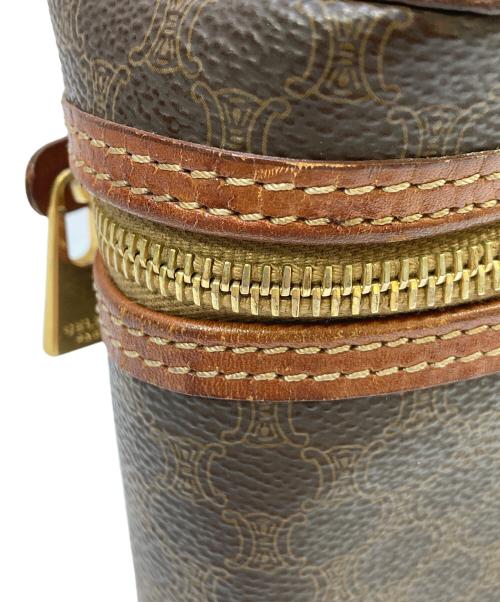 CELINE（セリーヌ）CELINE (セリーヌ) マカダムバニティポーチ ブラウンの古着・服飾アイテム