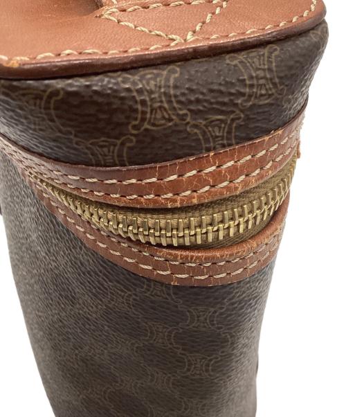 CELINE（セリーヌ）CELINE (セリーヌ) マカダムバニティポーチ ブラウンの古着・服飾アイテム