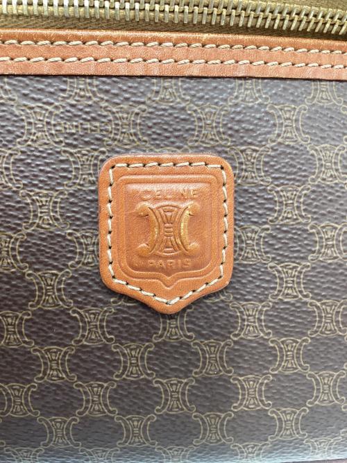 CELINE（セリーヌ）CELINE (セリーヌ) マカダムバニティポーチ ブラウンの古着・服飾アイテム