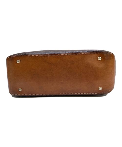 CELINE（セリーヌ）CELINE (セリーヌ) マカダムハンドバッグ ブラウンの古着・服飾アイテム