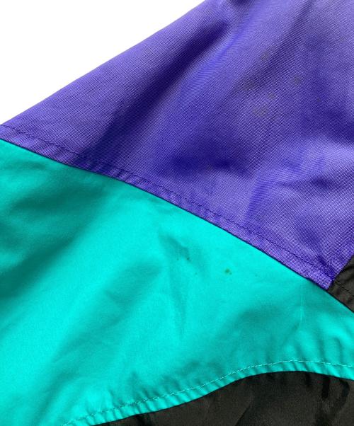 Columbia（コロンビア）Columbia (コロンビア) ナイロンジャケット ブラック×グリーン×パープル サイズ:XLの古着・服飾アイテム