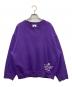 adidas（アディダス）の古着「クルーネックスウェット」｜パープル
