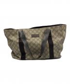 GUCCIグッチ）の古着「GGプラストートバッグ」｜ブラウン
