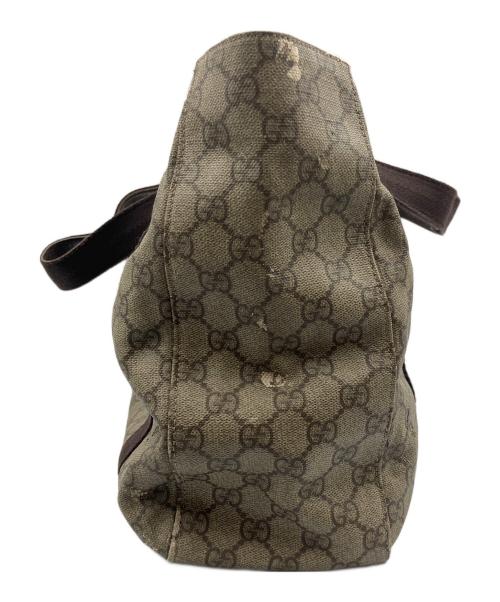 GUCCI（グッチ）GUCCI (グッチ) GGプラストートバッグ ブラウンの古着・服飾アイテム