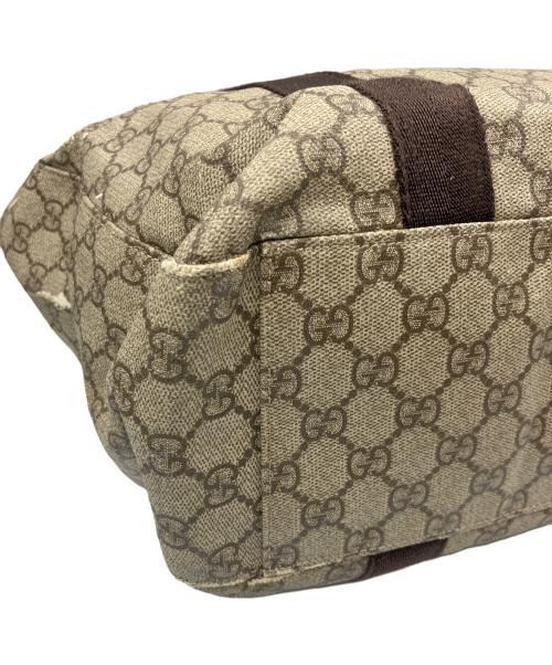 GUCCI（グッチ）GUCCI (グッチ) GGプラストートバッグ ブラウンの古着・服飾アイテム