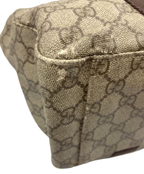 GUCCI（グッチ）GUCCI (グッチ) GGプラストートバッグ ブラウンの古着・服飾アイテム
